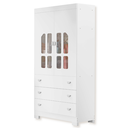 Ver imagem 2 de Guarda Roupa Infantil New Katatau 2 Portas 3 Gavetas Branco Brilho