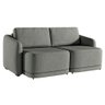 Sofá Cama Modulado Retrátil e Reclinável Varsóvia 216cm Linho Cinza Chumbo G33 - Gran Belo - 8