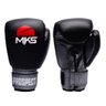 Luva de Boxe Muay Thai Mks Combat New Prospect Black Silver 16 Oz - 3