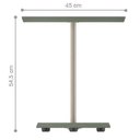 Ver imagem 4 de Mesa de Apoio Lateral Oval Bel - 100% Mdf Menta