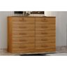 Cômoda de Quarto Milão/deca C/ 10 Gavetas Cumaru 23 - Novo Horizonte - 1