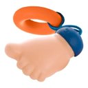 Ver imagem 1 de Mordedor Com Chocalho Bebê Pezinho e Argola BDA Toyster