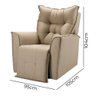 Poltrona do Papai Reclinável King - Linho - 2