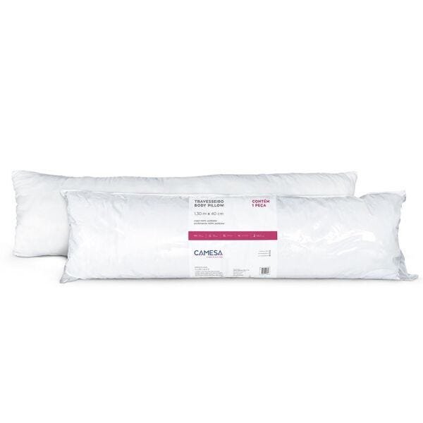 Travesseiro de Corpo Body Pillow 130x40cm Camesa - 2