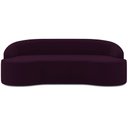 Ver imagem 3 de Sofá 5 Lugares Curvo Sala de Estar Living Lótus D02 Veludo Roxo 300 cm C-292 - Lyam Lyam Decor