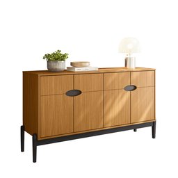 Buffet 4 Portas 140cm Intense com Pés de Madeira - Movelove - 7