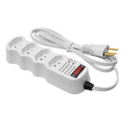 Filtro de Linha 1m 4 Tomadas Profiss~ Branco Ilumi - 2