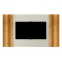 Ver imagem 3 de Painel Moderno Ripado - Vertex-naturale/off White - Mavau Móveis