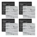 Ver imagem 1 de Kit 4 Formas 3d Abs - Pedra Ferro 30x30 Cm Placa Gesso Cimento