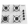 Fogão Cooktop 4 Bocas Branco + Forno de Eletrico 48 Plus 127v - 3
