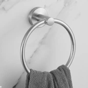 Ver imagem 5 de Kit Acessórios para Banheiro Aço Inox Escovado Fosco Acabamento Redondo 4 Peças