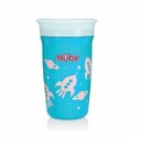 Ver imagem 1 de Copo Nuby Decorado Antivazamento 300 Ml Azul 360 Meninos 12+ Nb10620