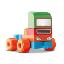 BRINQUEDO INFANTIL TCHUCO BLOCKS TRUCK 56 PEÇAS SAMBA TOYS - 3
