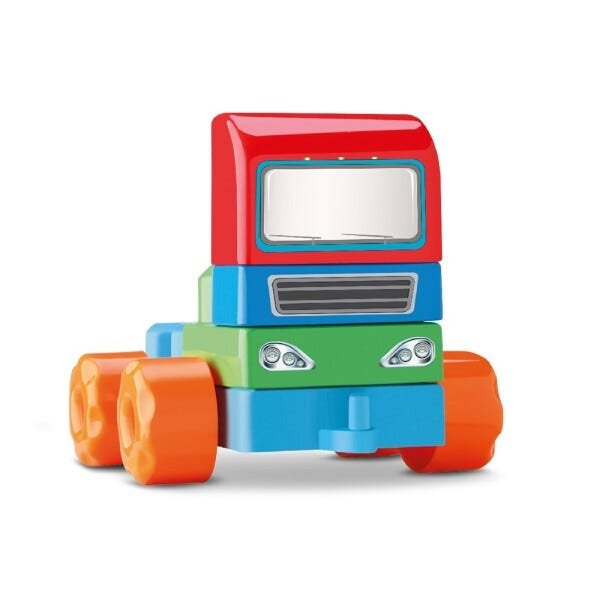 BRINQUEDO INFANTIL TCHUCO BLOCKS TRUCK 56 PEÇAS SAMBA TOYS - 5