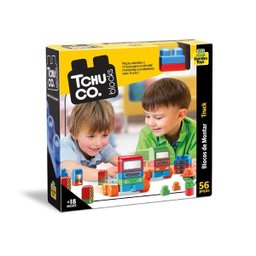 BRINQUEDO INFANTIL TCHUCO BLOCKS TRUCK 56 PEÇAS SAMBA TOYS - 2