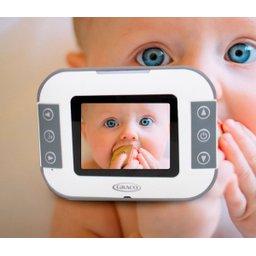 Babá eletrônica sem fio com Câmera e Monitor de áudio e vídeo Branca - 2