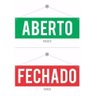 Placa Aberto E Fechado Para Lojas e Comercio - 1