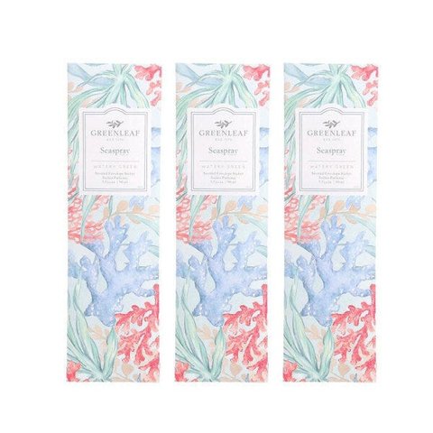 KIT 3 SACHÊ GREENLEAF SEASPRAY SLIM 90ML CADA