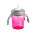 Ver imagem 3 de Copo De Treinamento Bebe Transferência Infantil Clingo Rosa 6+ 200 ml Com Tampa C2224 Menina