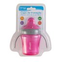 Ver imagem 2 de Copo De Treinamento Bebe Transferência Infantil Clingo Rosa 6+ 200 ml Com Tampa C2224 Menina