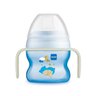 Copo de Treinamento Bebe Mam 150 Ml Starter Brilha Escuro Night Antivazamento Azul 4+ 4253 - 1