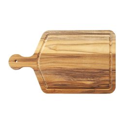 Tábua para Churrasco Teca com Cabo 43 x 25,5 cm Stolf - 2