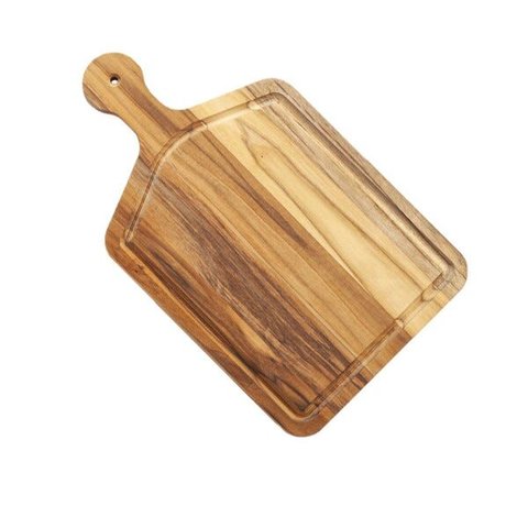 Tábua para Churrasco Teca com Cabo 43 x 25,5 cm Stolf