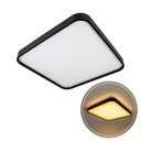 Ver imagem 3 de Plafon LED 24W Branco Quente em Metal e Acrílico Black 40x40cm St1935