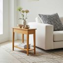 Ver imagem 1 de Mesa de Apoio Sofá com Nicho para Livros Madeira Mel Adan