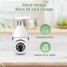 Câmera Ip Fácil Instalação Bocal Lâmpada Smart Segurança - 2