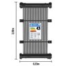 Kit Aquecimento Solar para Piscinas até 36m² ou 50 mil litros TekSol com Controlador - 4