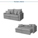 Ver imagem 5 de Sofá Cama Retrátil e Reclinável 200cm Colibri CabeCasa MadeiraOriginals