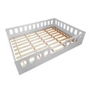 Ver imagem 4 de Cama Infantil Casal com Nicho Helo + Luminária Led - Branca