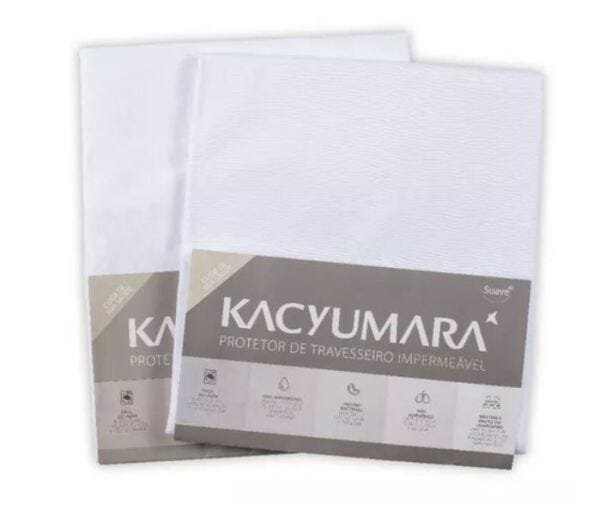 Protetor de Travesseiro Impermeável 50cm x 70cm Kacyumara - 2
