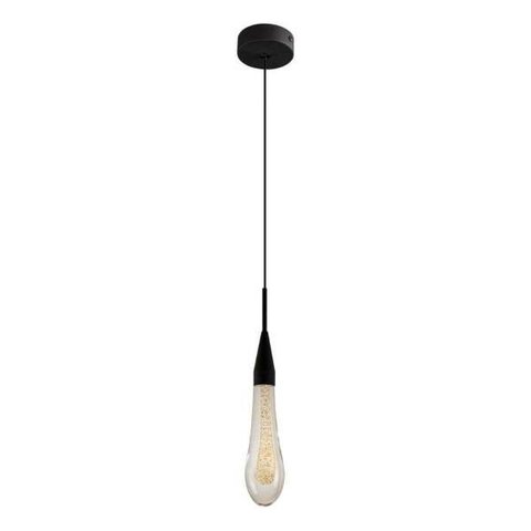 Pendente Mini Aimee Preto Led 2w 27cm 2700k Starlux Zr037 St2069