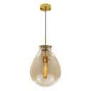 Ver imagem 1 de Pendente Caju Cúpula Vidro 30cm Bella + Lâmpada T30 110V St1882
