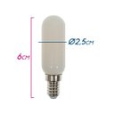 Ver imagem 2 de Lâmpada Led Milk Tubo E14 3w Starlux L010w3 110V St1812