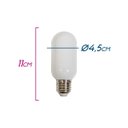 Ver imagem 2 de Lâmpada LED Milk Tubo 11x4,5cm E27 3w Starlux L009w3 110V St1819