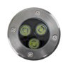 Balizador de Embutir Piso Solo LED Integrado Branco Frio 3W St2095 - 3