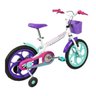 Bicicleta Infantil Aro 16 Cecizinha com Rodinhas e Cesta Caloi - 3