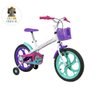Bicicleta Infantil Aro 16 Cecizinha com Rodinhas e Cesta Caloi - 4