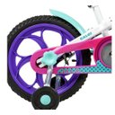 Ver imagem 2 de Bicicleta Infantil Aro 16 Cecizinha com Rodinhas e Cesta Caloi