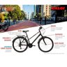 Bicicleta Aro 26 Caloi Urbam 700 Preto T18R700V21 A21 - 3