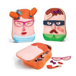 Brinquedo Imã de madeira tema Porta Retrato Djeco 3+ - 1