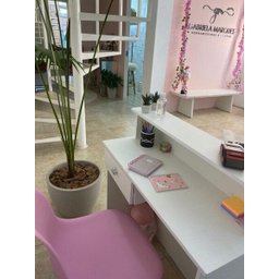 Balcão Caixa Recepção Atendimento com Gaveta Magia Móveis - 11