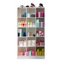 Ver imagem 6 de Expositor Colméia Cabideiro Nichos = 3 Peças = Loja Roupas - Branco