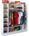 Ver imagem 5 de Expositor Colméia Cabideiro Nichos = 3 Peças = Loja Roupas - Branco