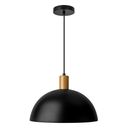 Ver imagem 2 de Blumenau Pendente Bia Alum Ø300mm Cabo Pp 1xe27 Int Dourado Preto Liso Preto e Dourado