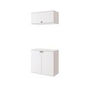 Ver imagem 3 de Conjunto para Banheiro com Basculante Kappesberg Celeste 2 Peças Branco 80cm