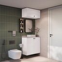 Ver imagem 2 de Conjunto para Banheiro com Basculante Kappesberg Celeste 2 Peças Branco 80cm